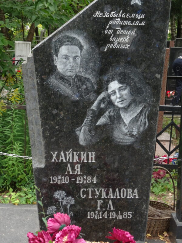 Хайкин Ая Стукалова Гл