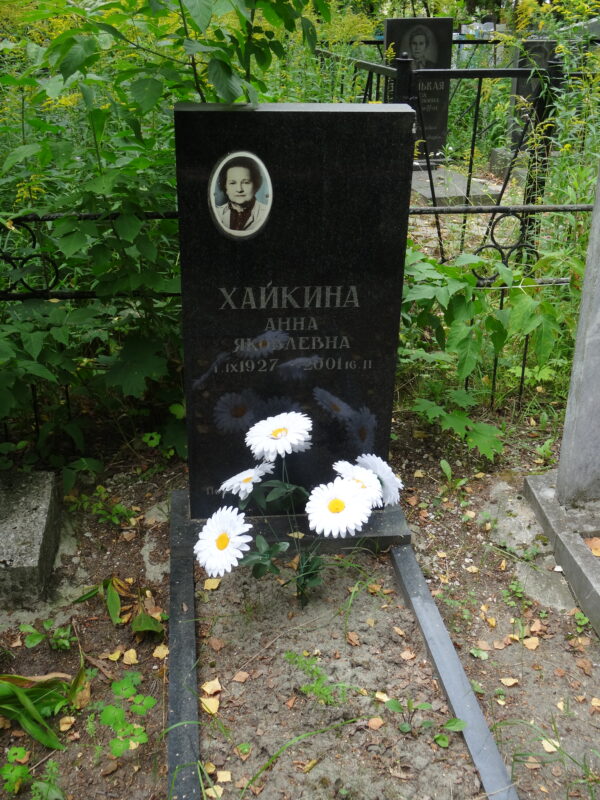 Хайкина Анна Яковлевна