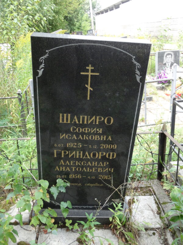 Шапиро София Исааковна Гриндорф Александр Анатольевич Шапиро София Исааковна Гриндорф Александр Анатольевич